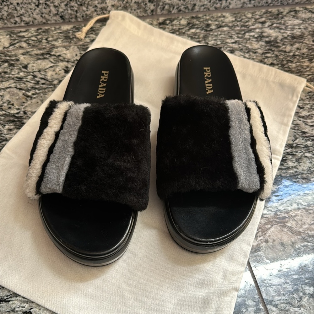 Prada Mink Slides - Picture 17 of 17